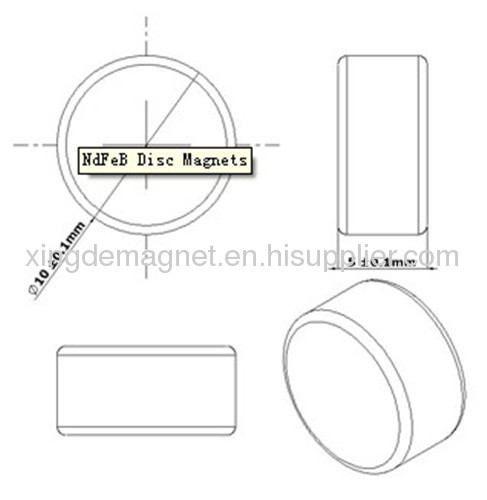 42M NdFeB magnets disk shape