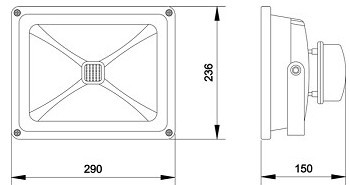 50w RGB Color changing led flood light with remote control