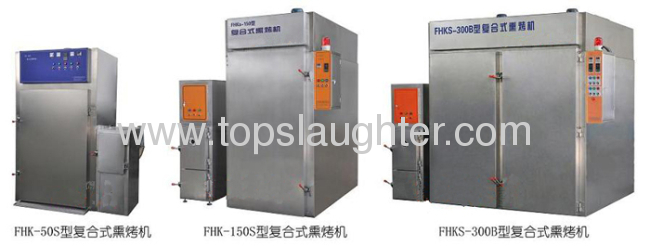 Meat machinery Chicken/duck smoking machine