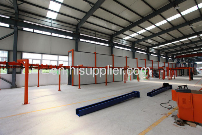 Continuous Painting Powder Coating Conveyor Line Equipment OEM