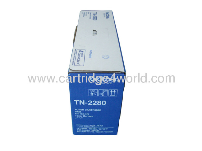 High Quality Brother TN-2280 Genuine Original Laser Toner Cartridge Factory Direct Sale 