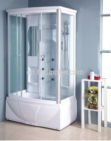 towel rack and mirr with Acrylic Shower Cabin