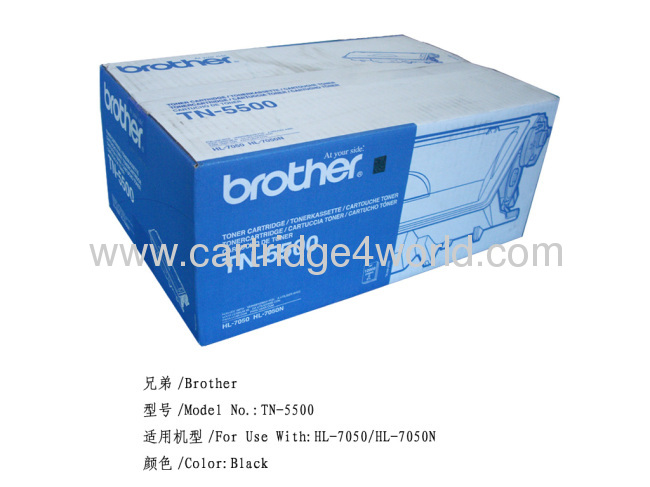 High Quality Brother TN-5500 Genuine Original Laser Toner Cartridge Factory Direct Sale 