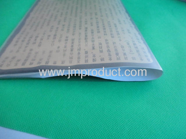 PVC jacket perfect binding notebook