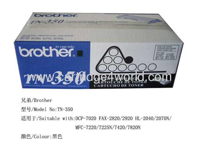 High Quality Brother TN-350 Genuine Original Laser Toner Cartridge Factory Direct Sale 