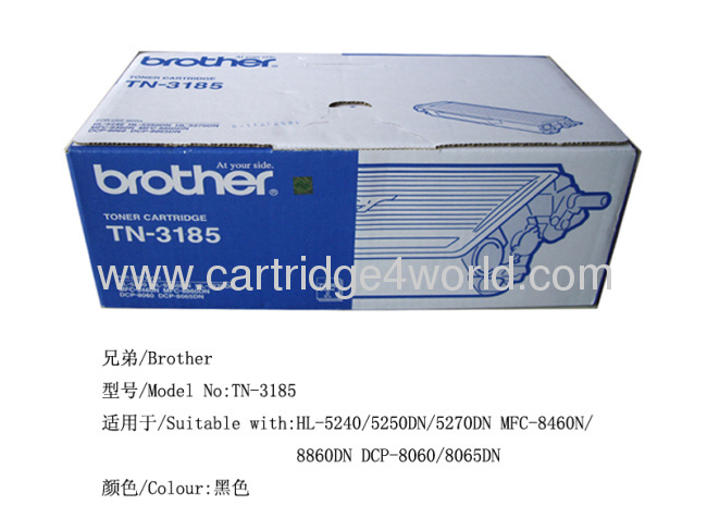 High Quality BrotherTN-3185 Genuine Original Laser Toner Cartridge Factory Direct Sale 