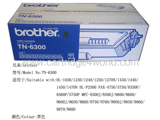 High Quality BrotherTN-6300Genuine Original Laser Toner Cartridge Factory Direct Sale 