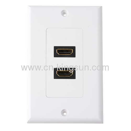 AUDIO/VIDEO WALL PLATE