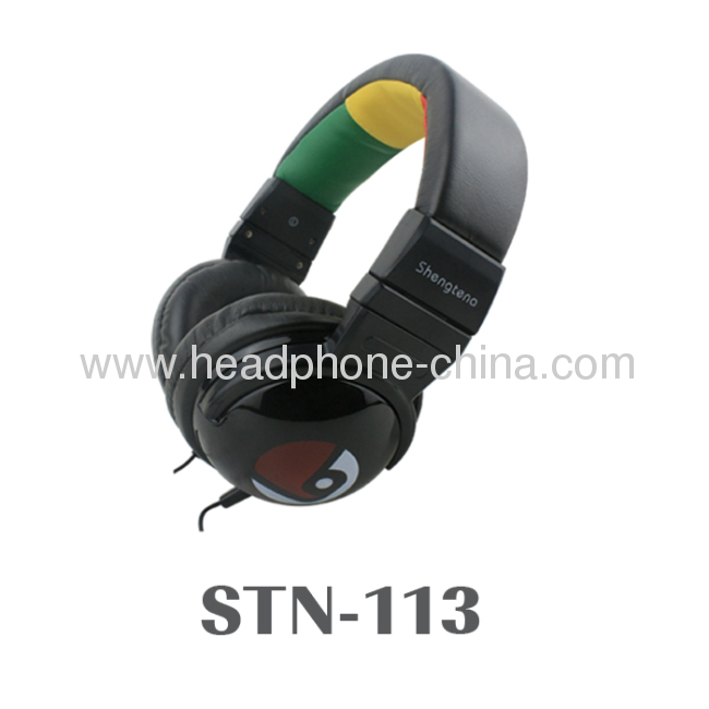 Softer Padded Ear Cups Stereo Over-the-Head Headset for Mobile Phones, iPad, MP3/MP4 STN-113