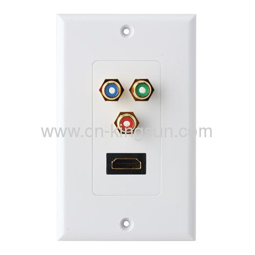 Audio/Video Wall Plate