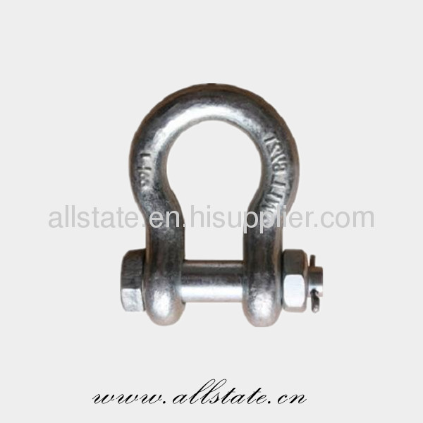 Galvanized Screw Pin D Anchor Shackle