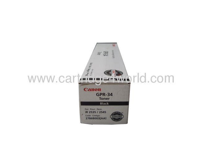 Canon GPR-34 Genuine Original Laser Toner Cartridge High Page Yield High Quality Factory Direct Sale 