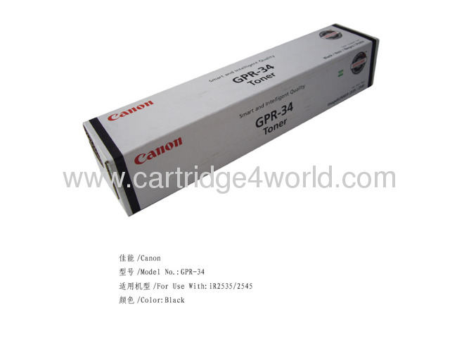 Canon GPR-34 Genuine Original Laser Toner Cartridge High Page Yield High Quality Factory Direct Sale 