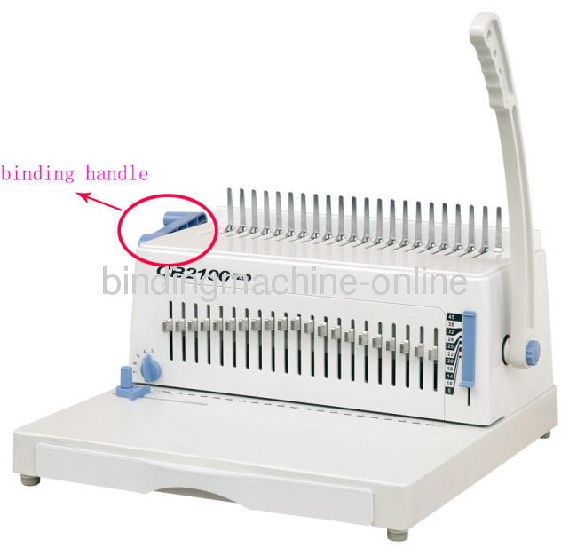 Desktop Plastic Ring Comb Binding Machine