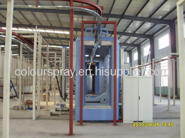 Professional design and manufacture of security doors spray production line equipment