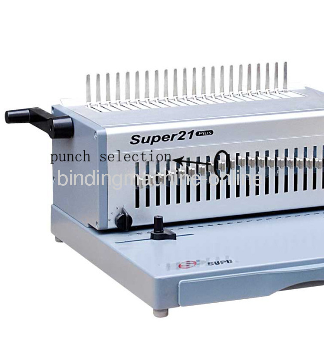 Selectable Punch Pins Comb Binding Machine