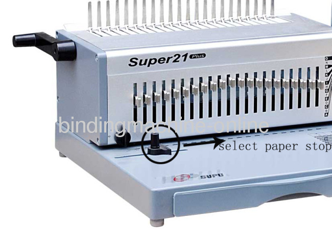 Selectable Punch Pins Comb Binding Machine