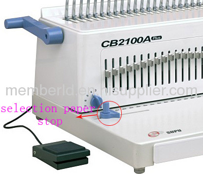 Plastic Electric Comb Punching &Binding Machine