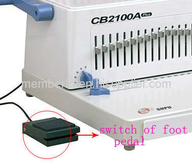 Plastic Electric Comb Punching &Binding Machine