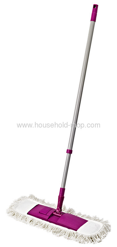 Telescopic alu handle plastic spray flat mop with microfiber Mop Head