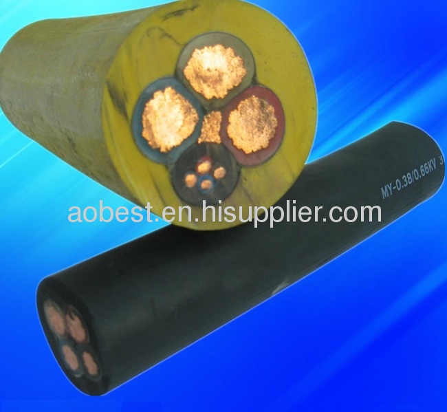 rubber insulated flexible cable