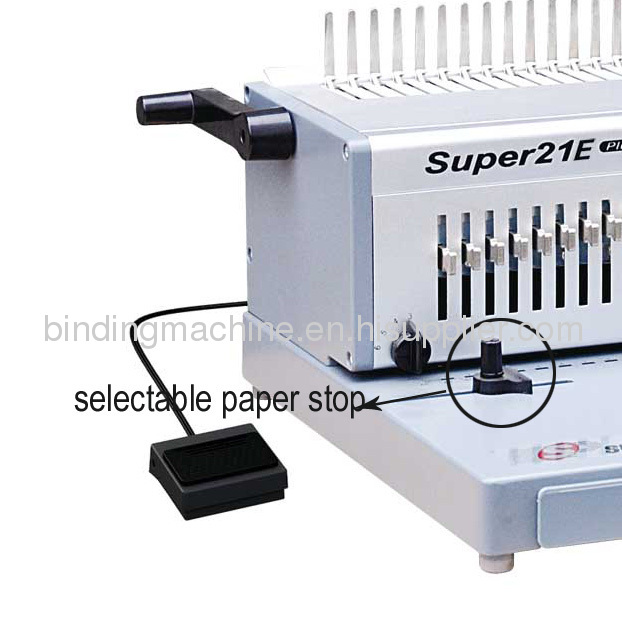 Alloy Durable ConstructionPunch Electric Comb Binding Machine