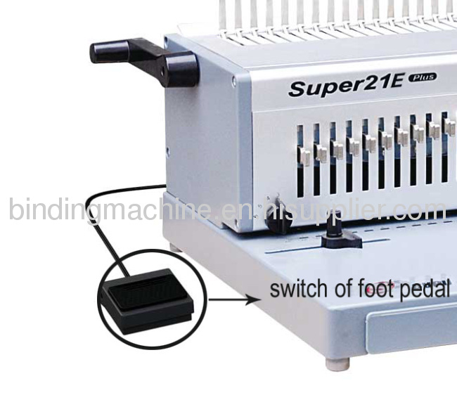 Alloy Durable ConstructionPunch Electric Comb Binding Machine