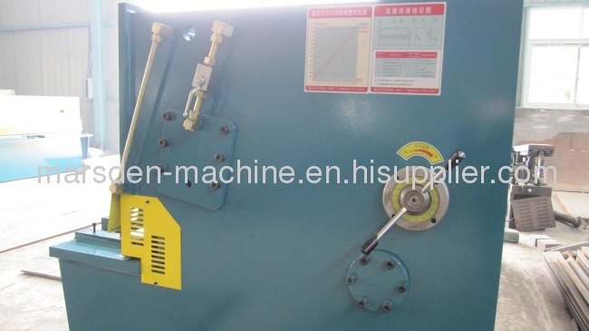 guillotine shear machinery QC12Y-8X4000