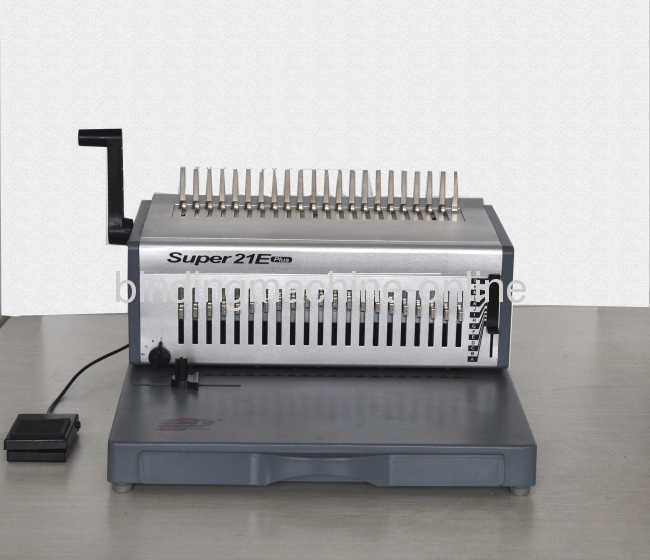 Alloy Durable Construction Punch Electric Comb Binding Machine