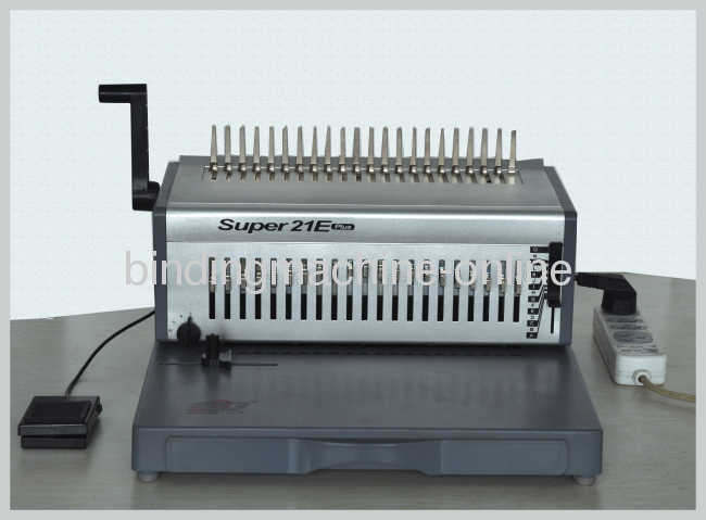 Alloy Durable Construction Punch Electric Comb Binding Machine