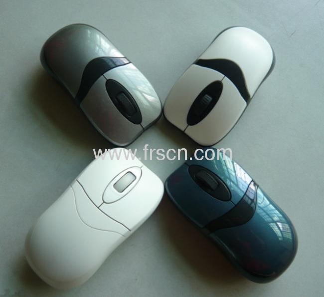 Newest unique private mold 3d USB driver 2.4g optical wireless mouse computer accessory manufacturer shenzhen China