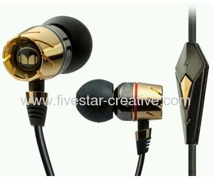 Monster Turbine Pro Gold In-Ear Stereo Headphone With ControlTalk