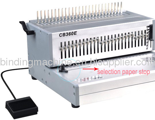 14 inch Paper Size Electric Comb Binding Machine