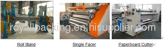 MJSGL-1 Single Facer Line (2-layer corrugated paperboard production line) (2-ply corrugated paperboard line)