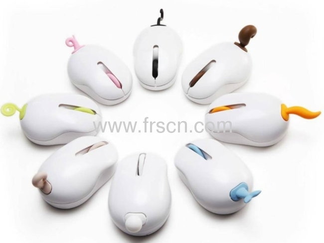 Funny beetle shape wired optical kids computer mouse