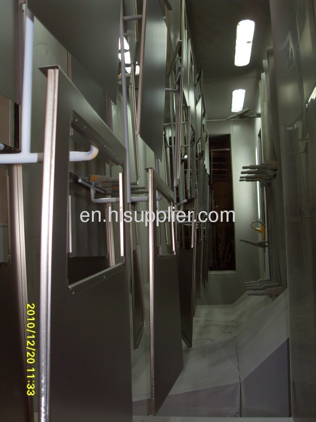 metal door powder coating system 