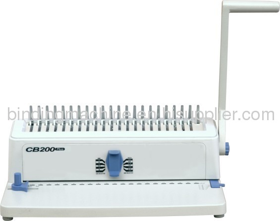 Light Weight Plastic Comb Binding Machine