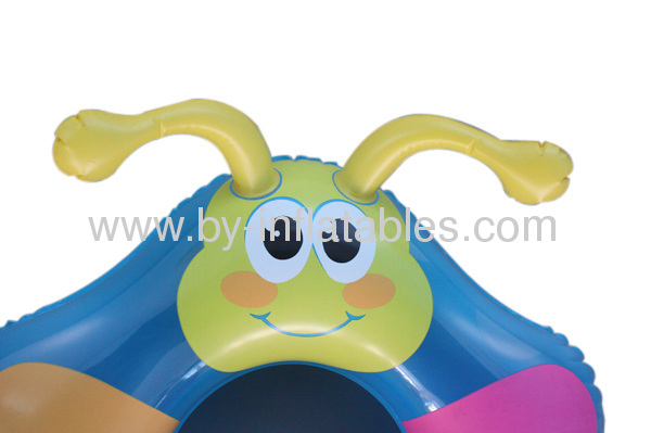 PVC inflatable kid swim ring for safety