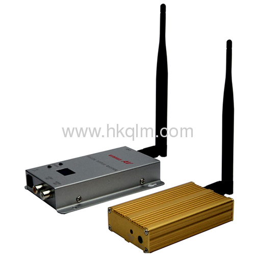 1.2 GHz 15 Channels 1000mW wireless audio video transmitter and receiver