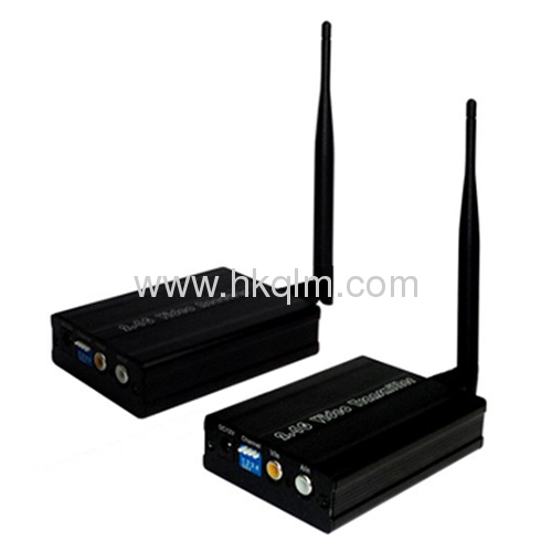2.4 GHz 4 Channels 2000mW wireless audio video transmitter and receiver