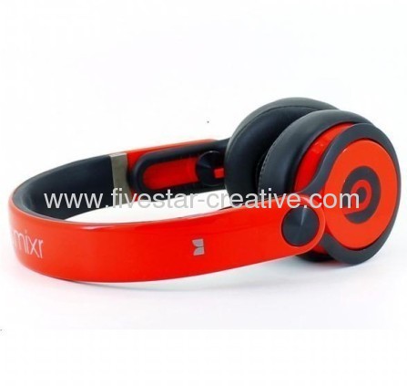 Rotating Beats by Dr.Dre Mixr DJ Over-Ear Headphones Red