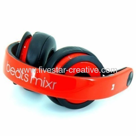 Rotating Beats by Dr.Dre Mixr DJ Over-Ear Headphones Red