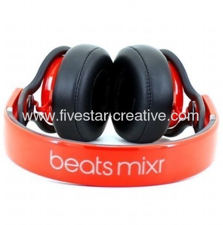 Rotating Beats by Dr.Dre Mixr DJ Over-Ear Headphones Red