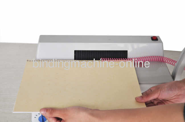 Hard Cover Manual Spiral Binding machine