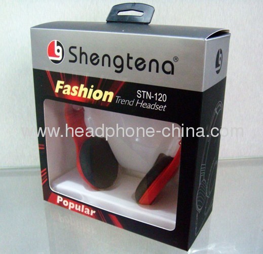 Colorful Light Weight Promotional Stereo Headphones with 30MM Driver Unit Speaker STN-120