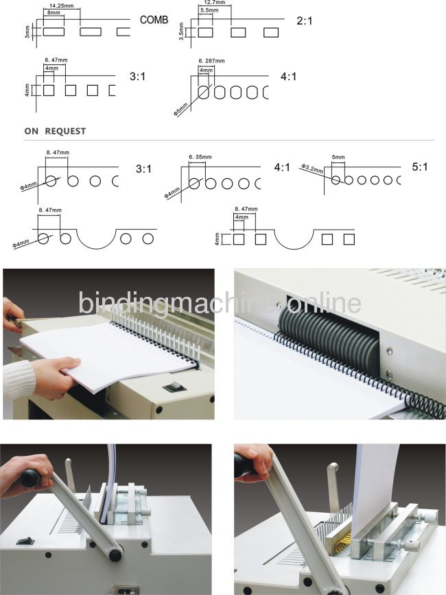 Multi Function Revolver Punching And Binding Machine