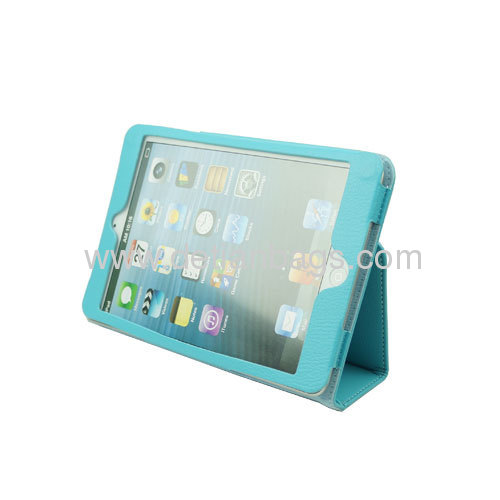 Hot sell custom folio leather ipad cover for ipad2 ipad3 ipad mini