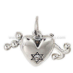 Designer jewelry accessories sterling silver Heart anchor Charms to make jewelry