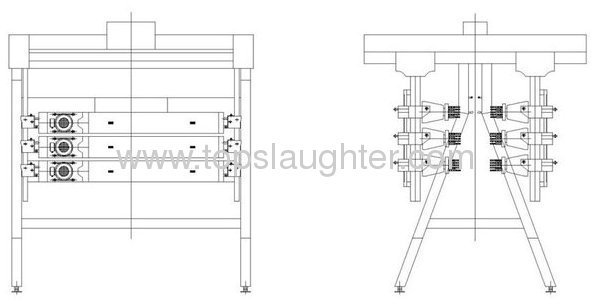 Poultry Processing Equipment Chicken/ Poultry Plucker