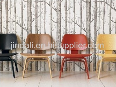 Chalres and Ray Eames LCW chair, plywood wooden chair